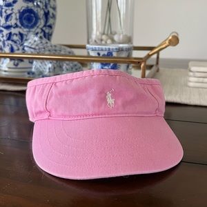 Pink Ralph Lauren visor